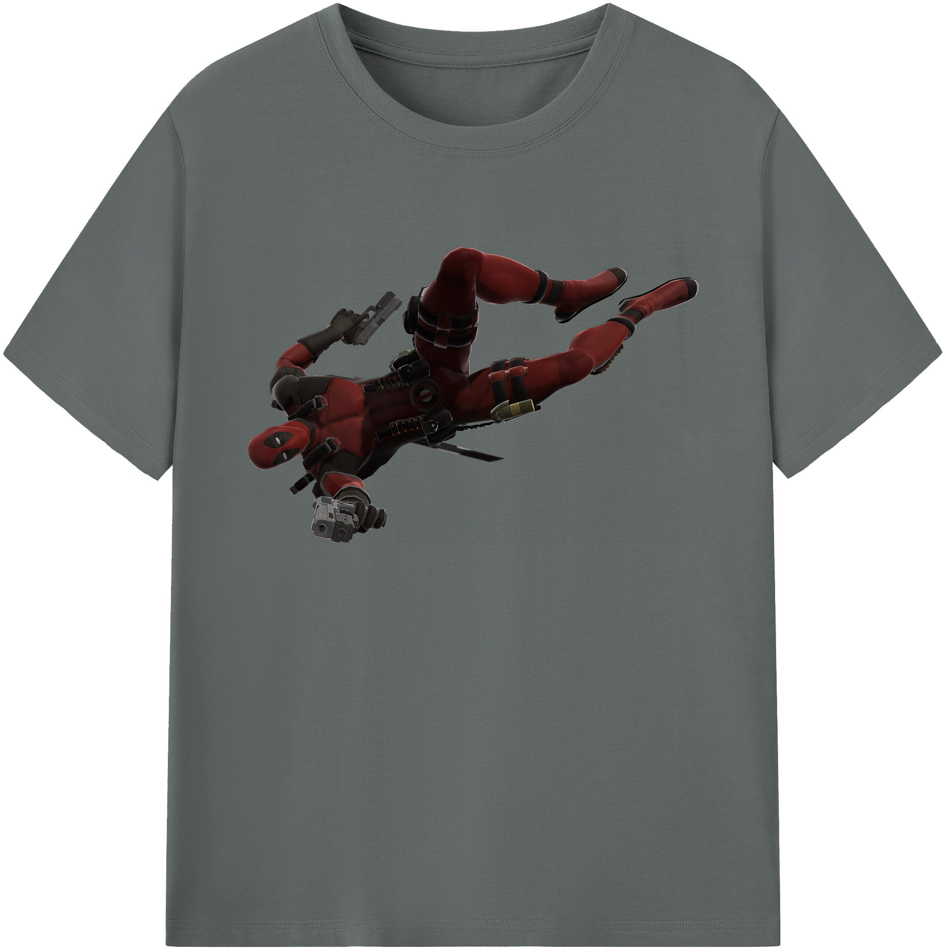 （画像用） Deadpool デッドプール 綿100％ メンズ半袖Tシャツ｜肌触りやわらか＆通気性